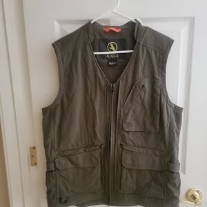 Aigle Vest, OD Green Unisex Size Large